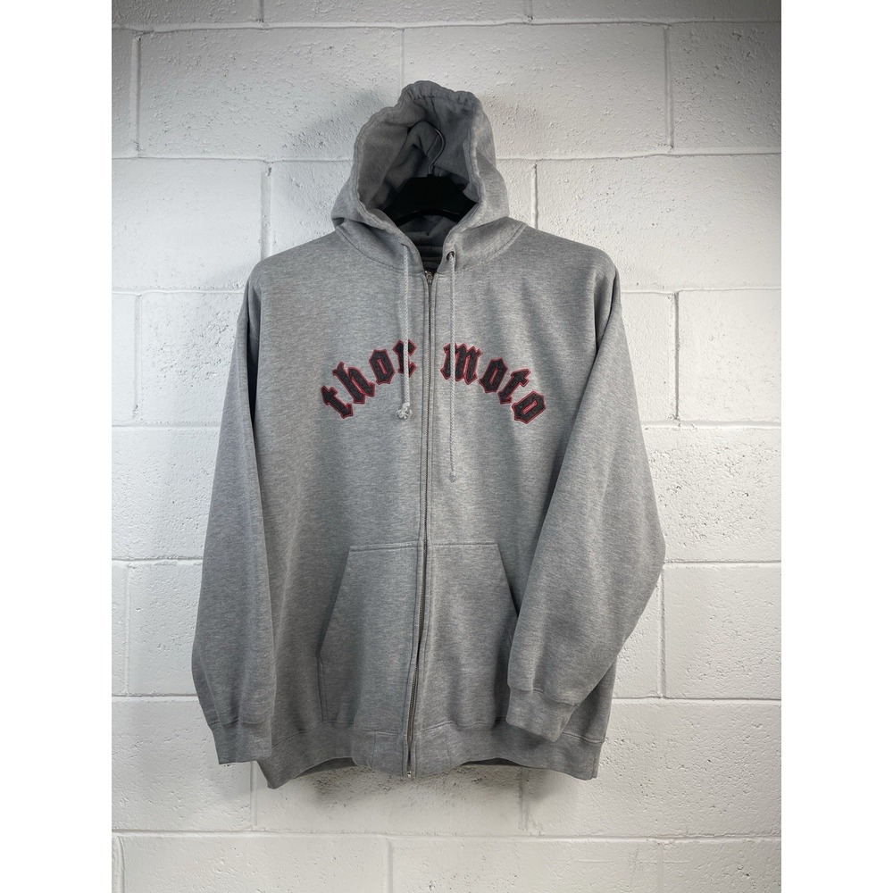 Thor SweaterMens  MX Motocross‎ Racing y2k Zip Up Hoodie  Size XL